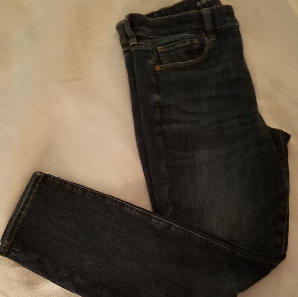 American Eagle Hi-Rise Skinny Jeans 12 Regular